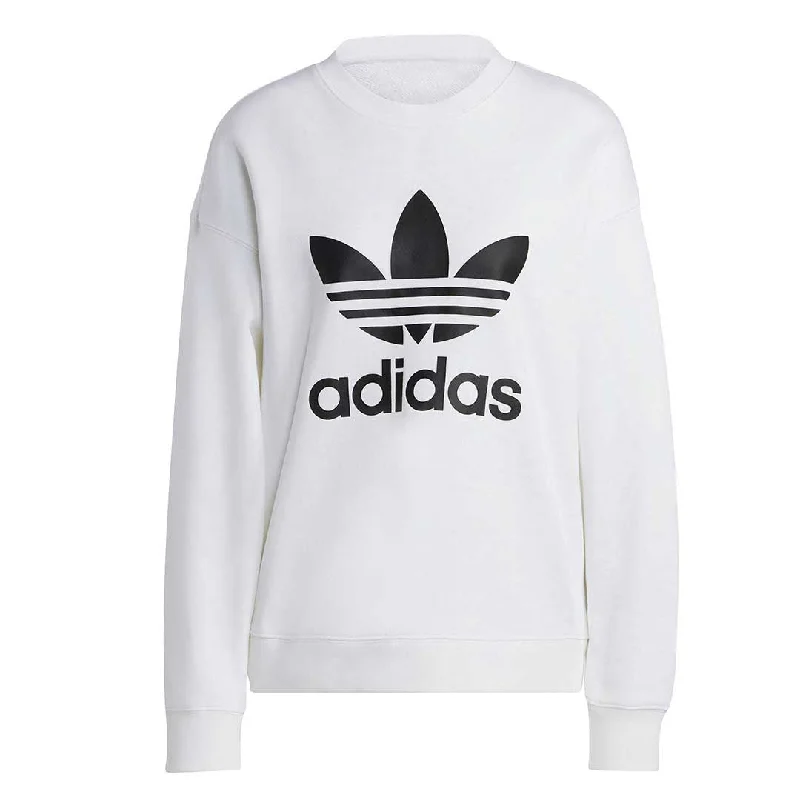 sweatshirts with pockets -adidas - Women's Trefoil Crew Sweatshirt (IB7428)