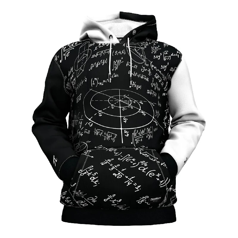 hoodie with alien invasion design-Equation Hoodie