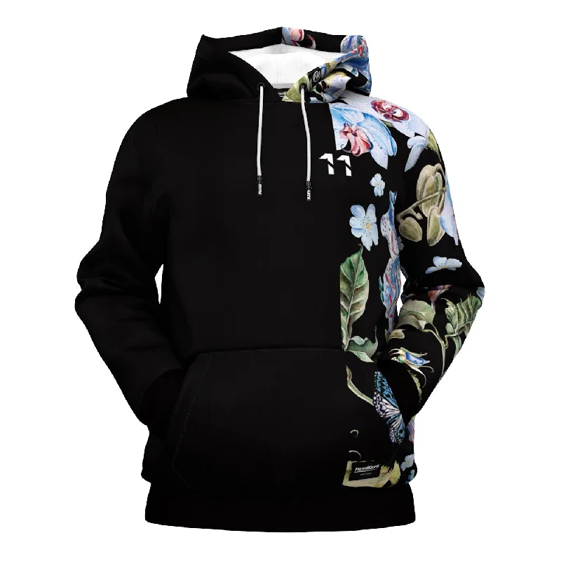 western-style hoodie-Black Orchid Hoodie