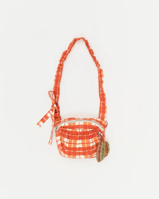 jacket for chilly nights -Small Waistpack Port-All - Red Check