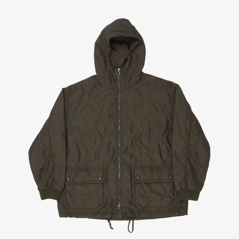 jacket for chilly days -Quilted Parka