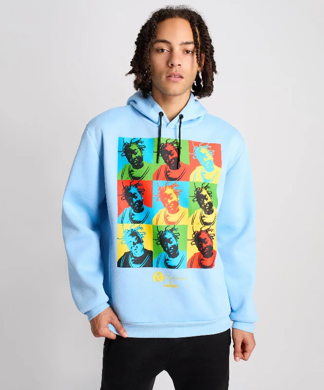 hoodie with stormtrooper theme-ODB Signature Hoodie - Light Blue