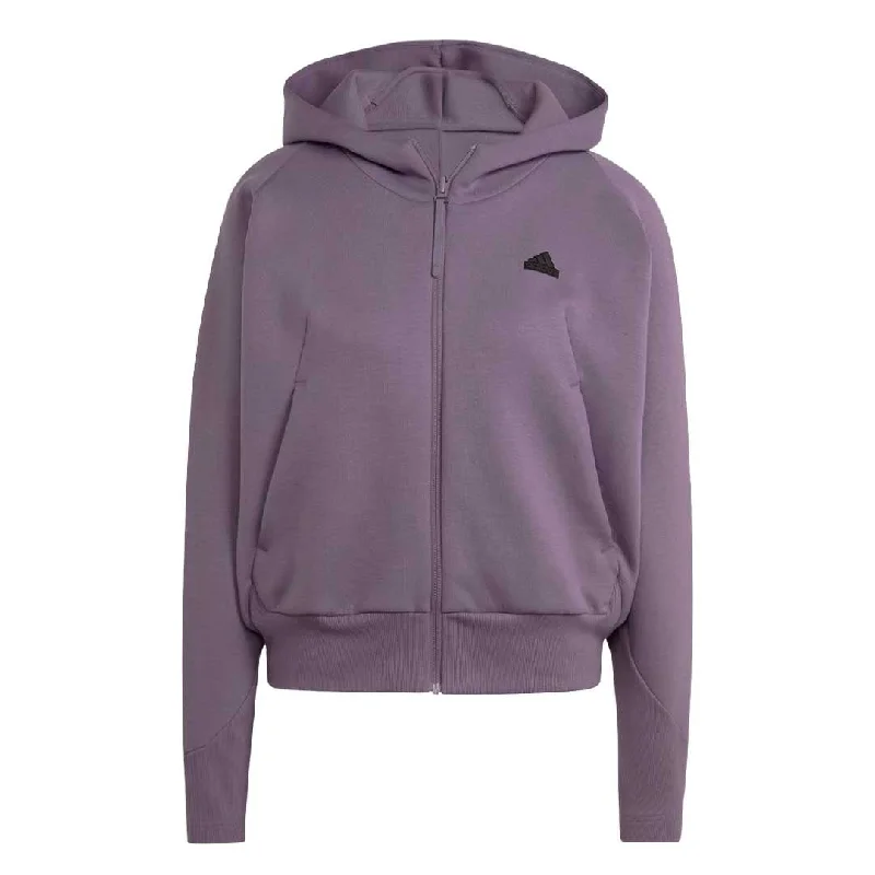 team spirit hoodie-adidas - Women's Z.N.E. Full-Zip Hoodie (IN5132)