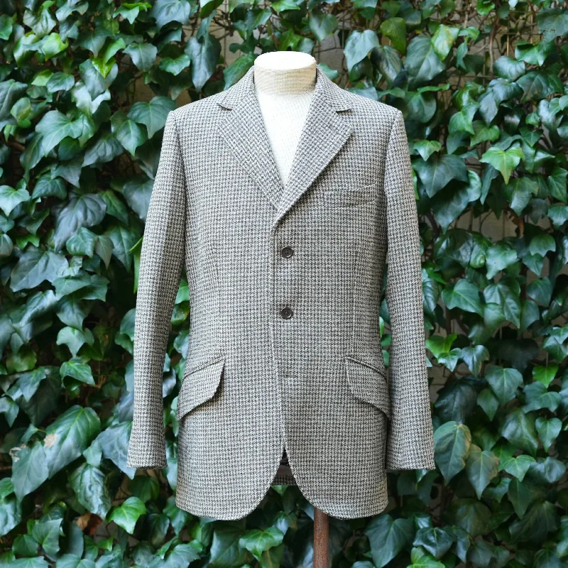 jacket with fold -GILLES ALSPORT TWEED HOUND'S TOOTH