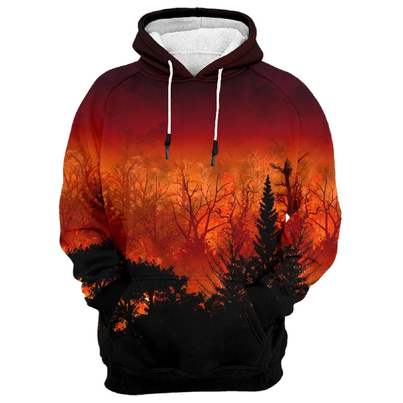 classy hoodie-Forest In Flames Hoodie