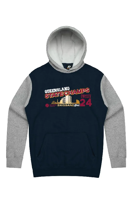 urban street hoodie-2024 QLD State Championships- Navy Marl Hoodie