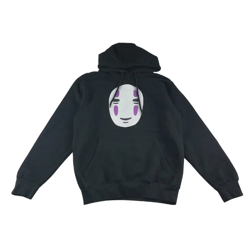 lucky charm hoodie-Lane 7 hoodie adult size S black Spirited Away No-Face print