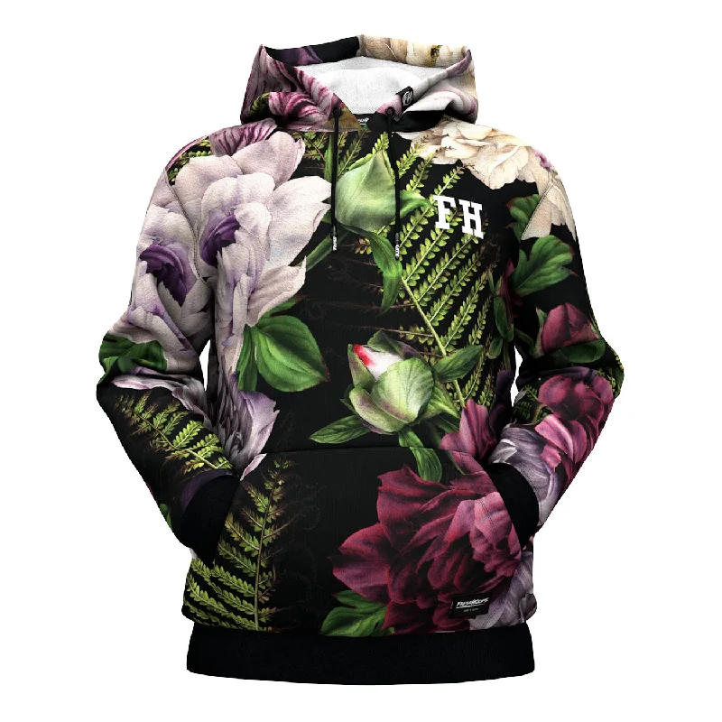 two-tone hoodie-Evening Bouquet Hoodie