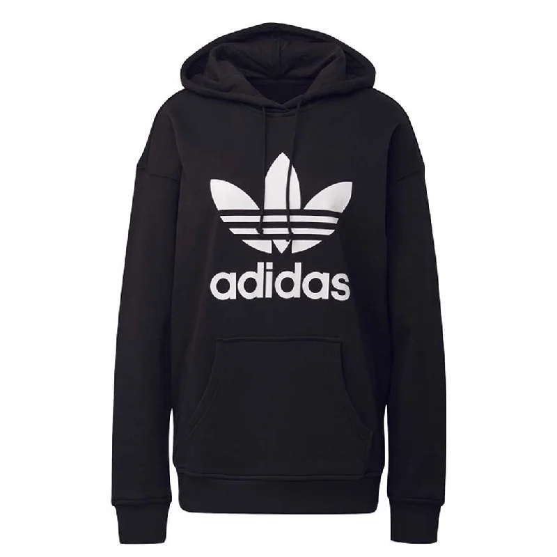 hemp fiber hoodie-adidas - Women's Adicolor Trefoil Hoodie (FM3307)