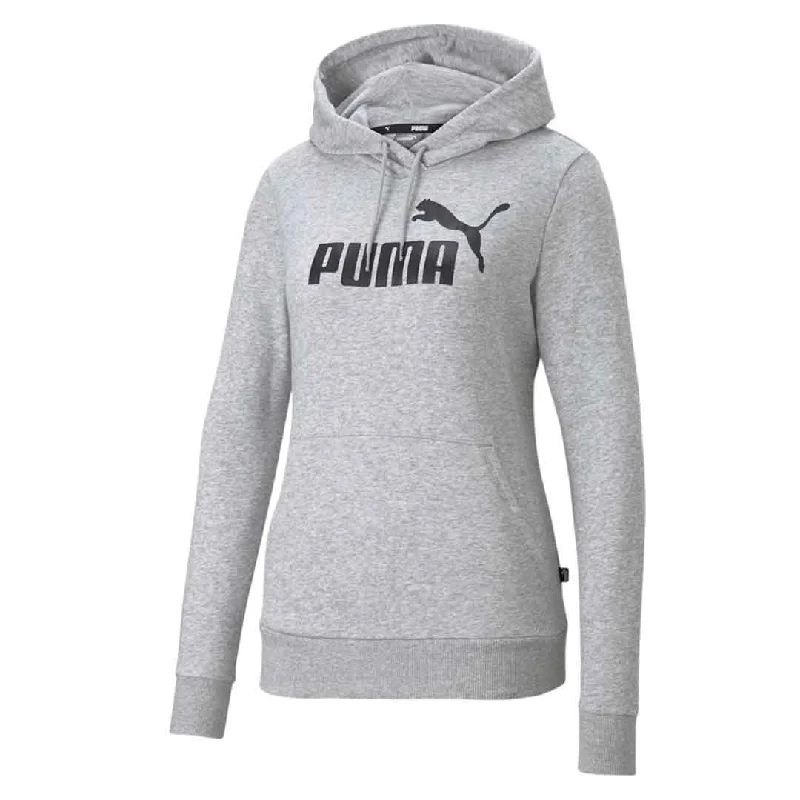 hoodie with punk rock patches-Puma - Women's Essentials Logo Hoodie (586791 04)