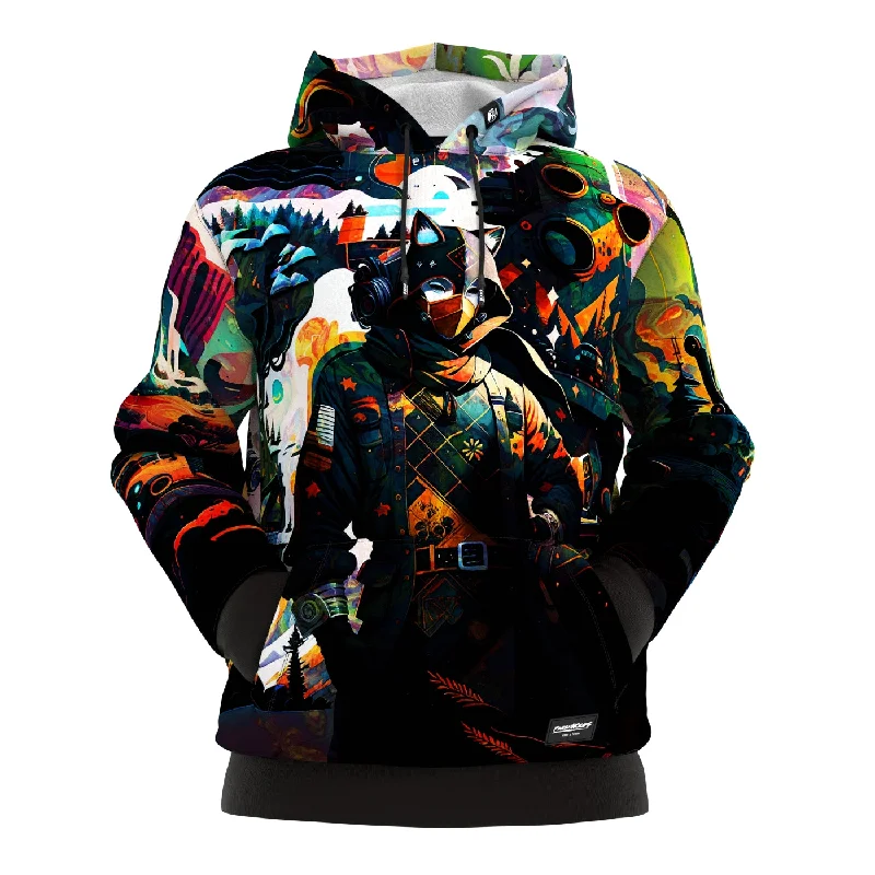 hoodie with 90s hip-hop vibes-Frontline Hoodie