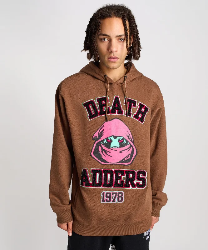 lacrosse hoodie-Mishka Death Adders 1978 Hoodie - Brown