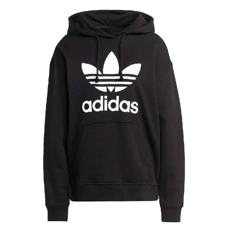 hoodie with built-in scarf-adidas - Women's Trefoil Hoodie (IB7432)