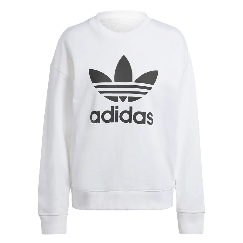 sweatshirts for daily -adidas - Women's Adicolor Trefoil Crew Sweatshirt (IK6476)