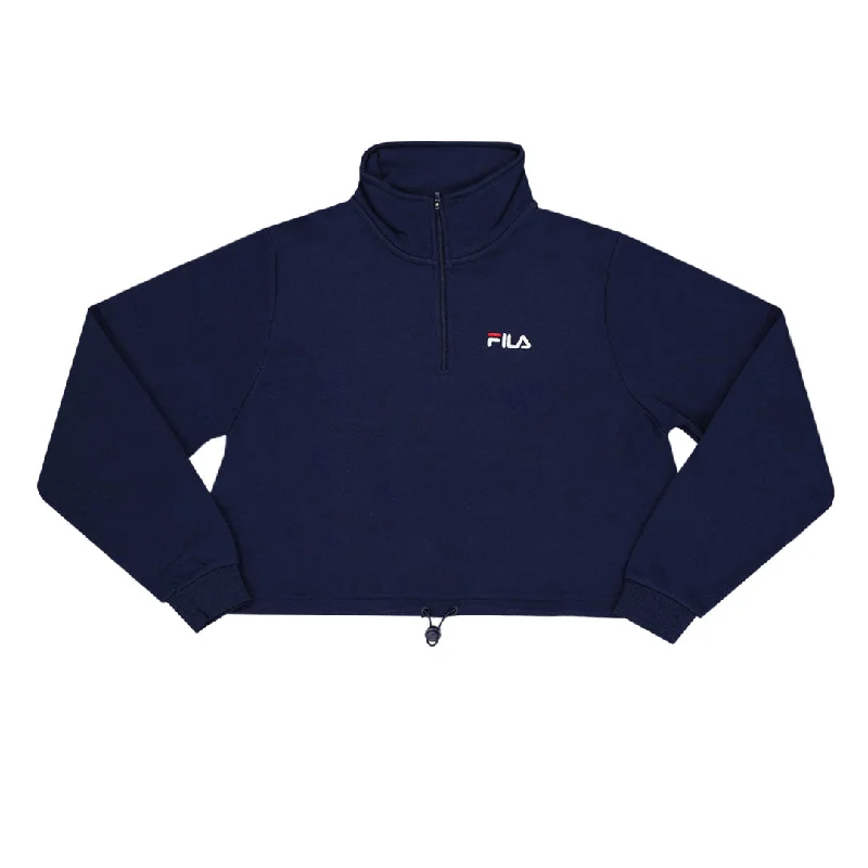 sweatshirts lavender light -FILA - Women's Rylee 1/2 Zip Sweatshirt (LW037998 410)