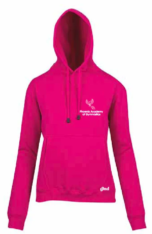 tropical hoodie-Phoenix Academy of Gymnastics Pink Hoodie