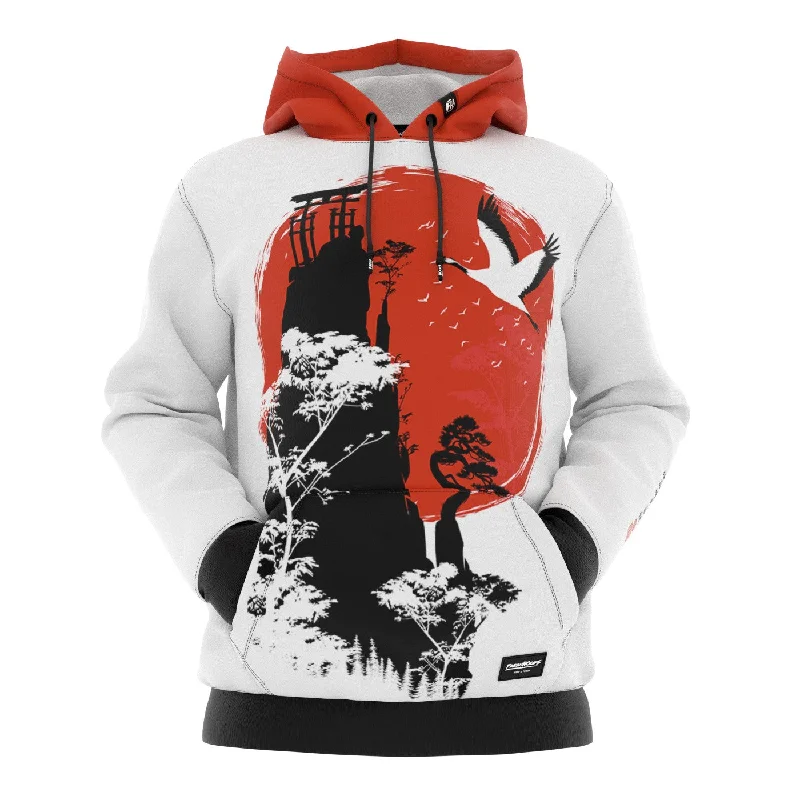 anime girl hoodie-Mountain Torii Hoodie