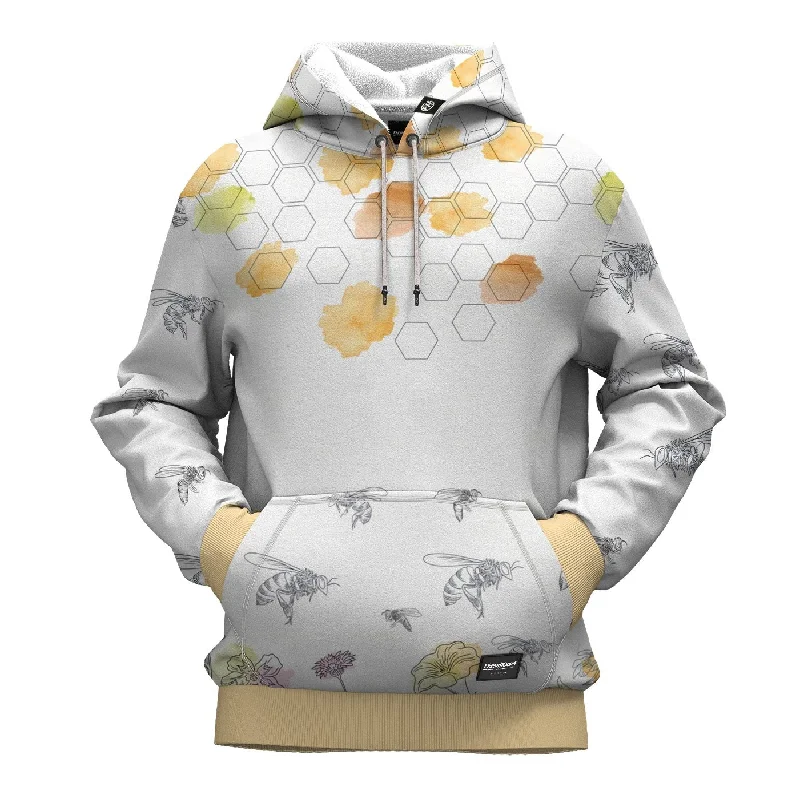 hip hop hoodie-Minimal Bee Hoodie