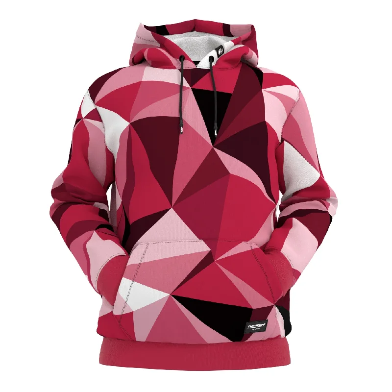 hoodie with Viking warrior-Cubes Magenta Hoodie