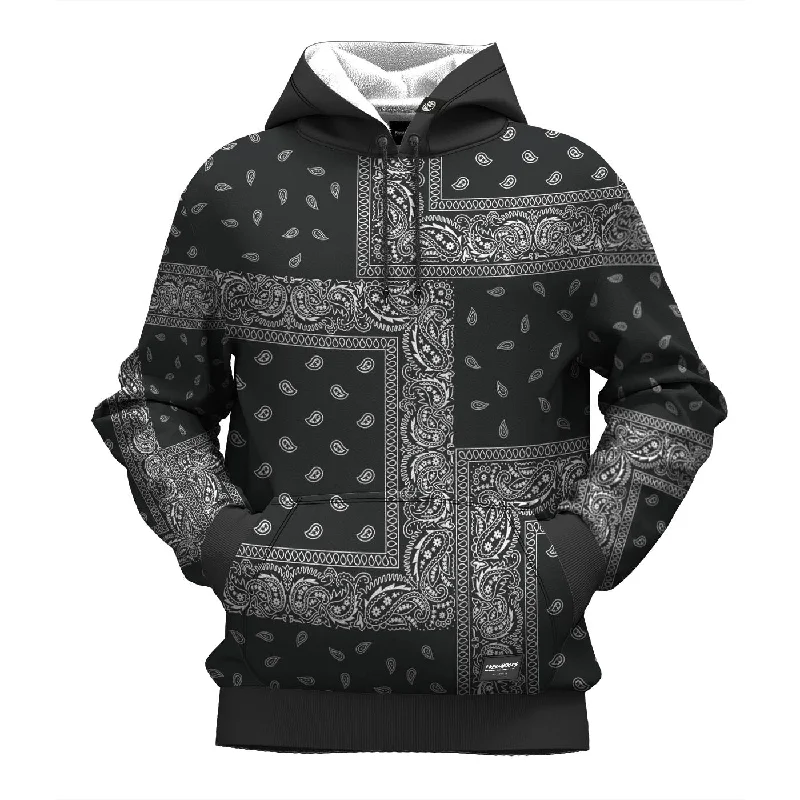 hoodie with arcade machine print-Murky Night Hoodie