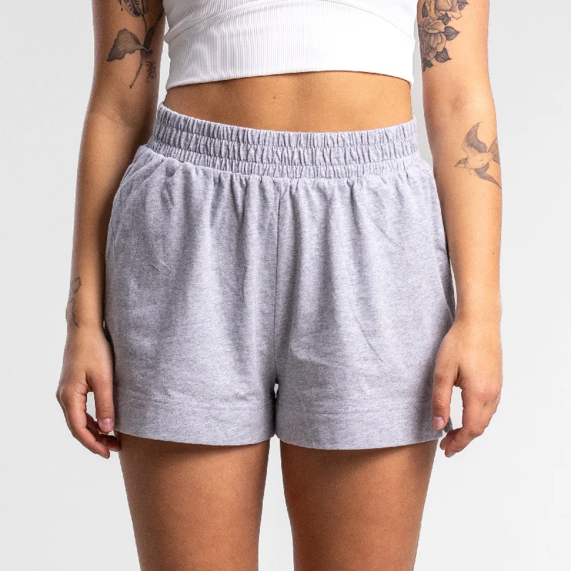 minimalist green shorts -Capsize Box Short Women's GREY MARLE