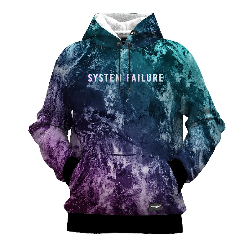 cosmic print hoodie-System Failure Hoodie