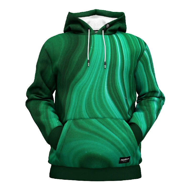 hoodie with lion embroidery-Macro Malachite Hoodie