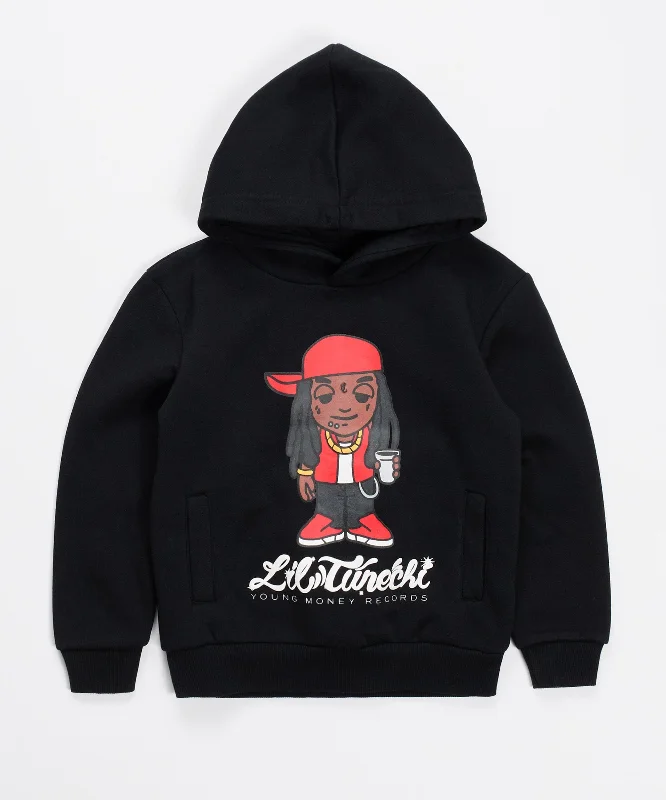 festival hoodie-Lil Wayne Tunechi Hoodie - Black