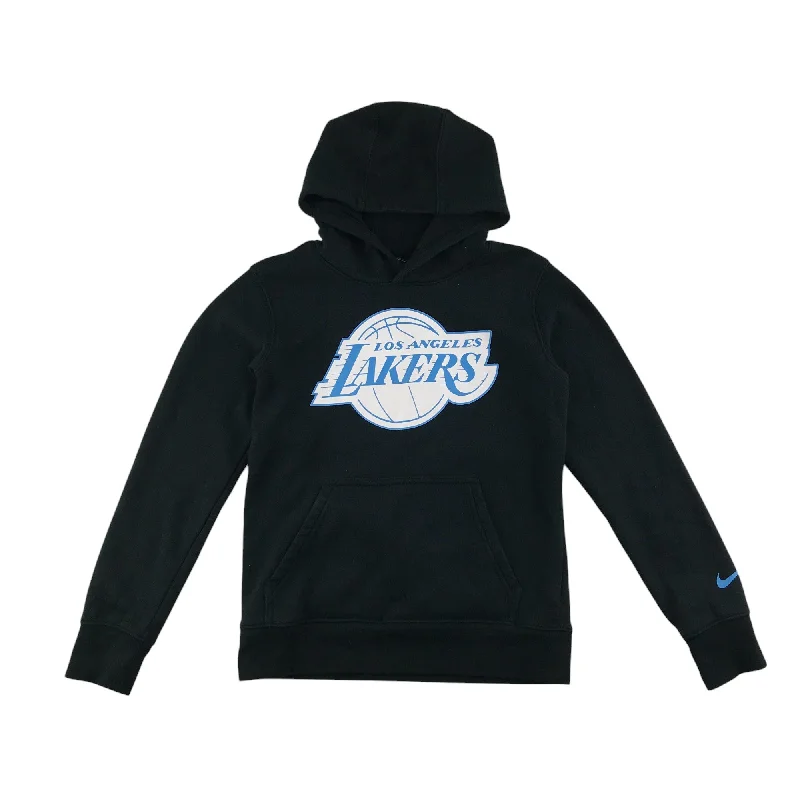 Halloween hoodie-Nike LA Lakers hoodie 10-12 years black with graphic logo print