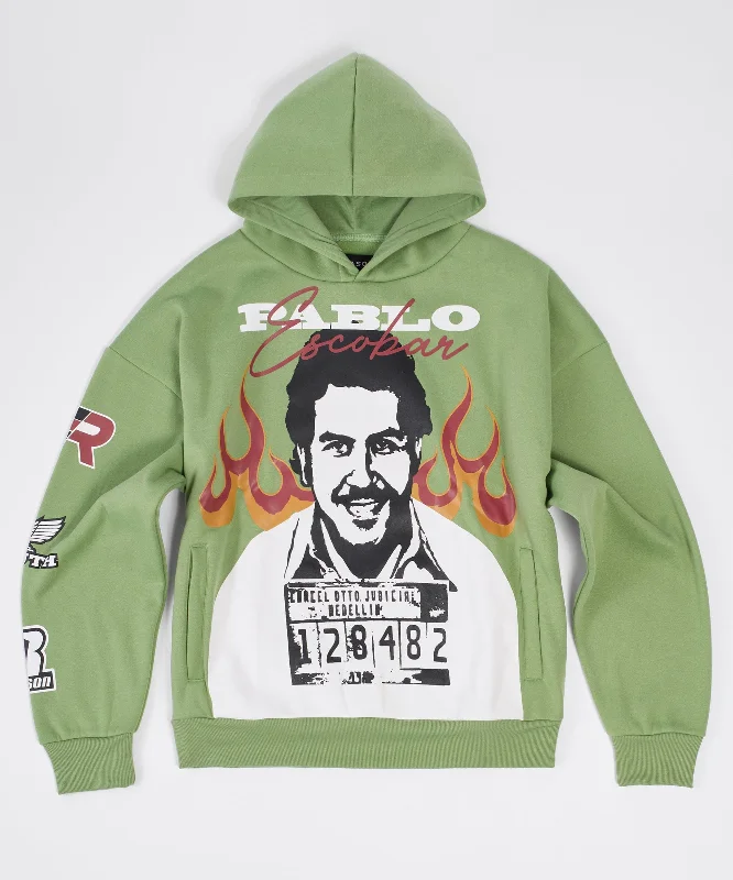 cowboy hoodie-Pablo Hoodie - Green