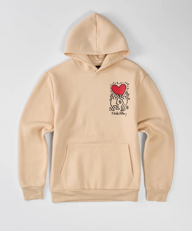 comic hero hoodie-Keith Haring Tree Hoodie - Khaki