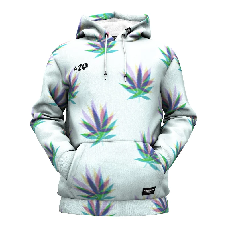 angel print hoodie-420 Cannabis Hoodie