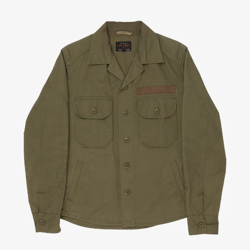 jacket for evening strolls -Fred Segal Army Shirt