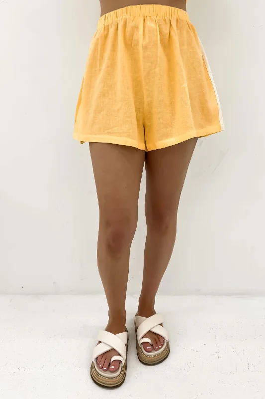 cargo teal shorts -Elle Short Yellow