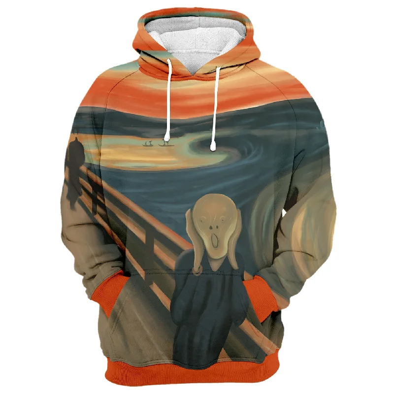 hoodie with dragon ball theme-A Scream Hoodie