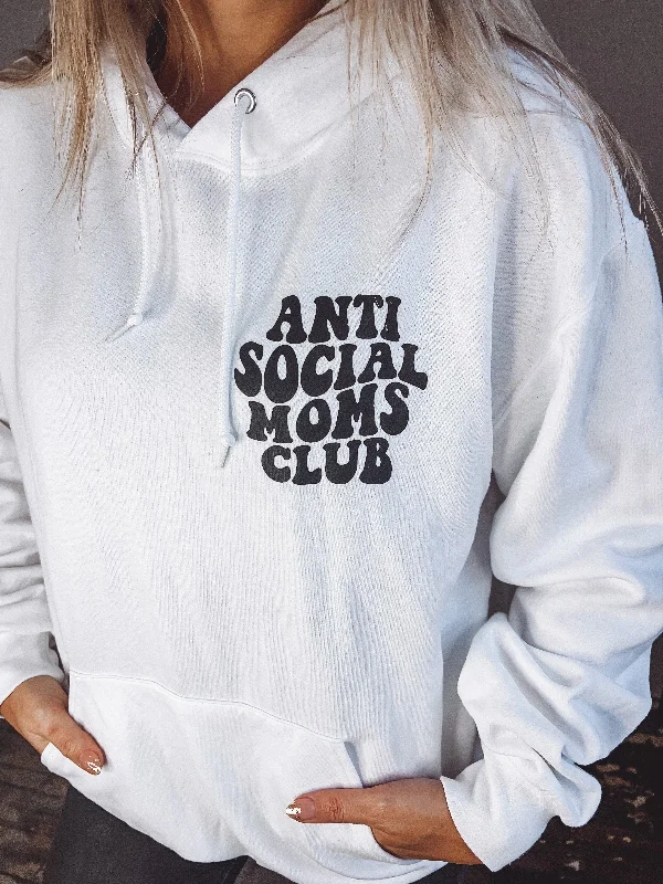 anime hoodie-Anti Social Moms Club Hoodie