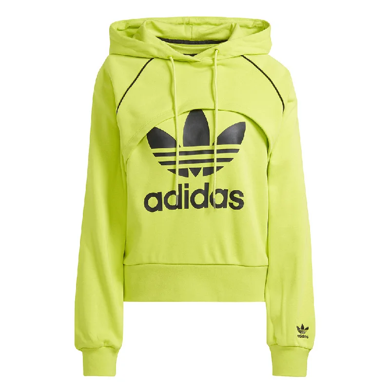 hoodie with oversized hood-adidas - Women's Trefoil Big Logo Hoodie (IJ5013)