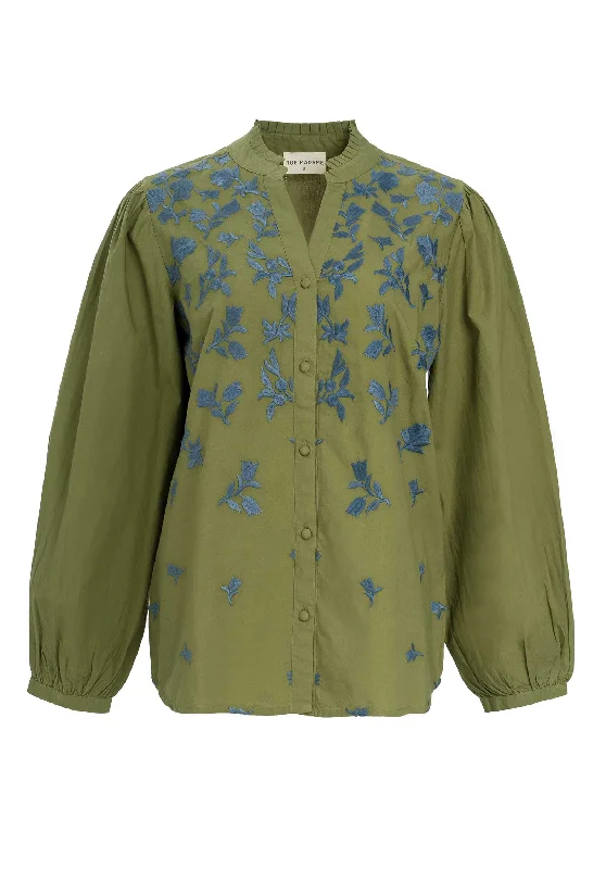 lightweight teal blouses -Blouse 389u Tilleul