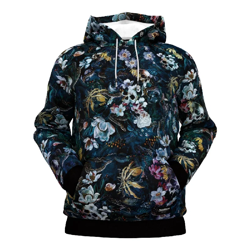 mountain print hoodie-Deserted Garden Hoodie