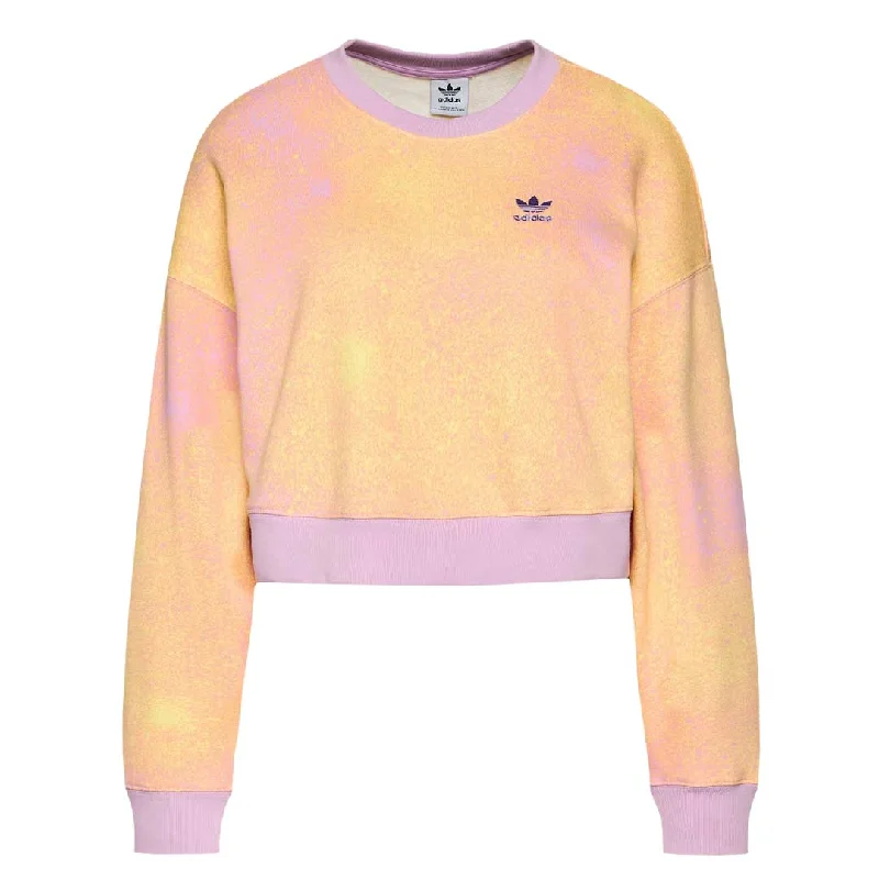 sweatshirts for school -adidas - Women's Allover Print Sweatshirt (HL6599)