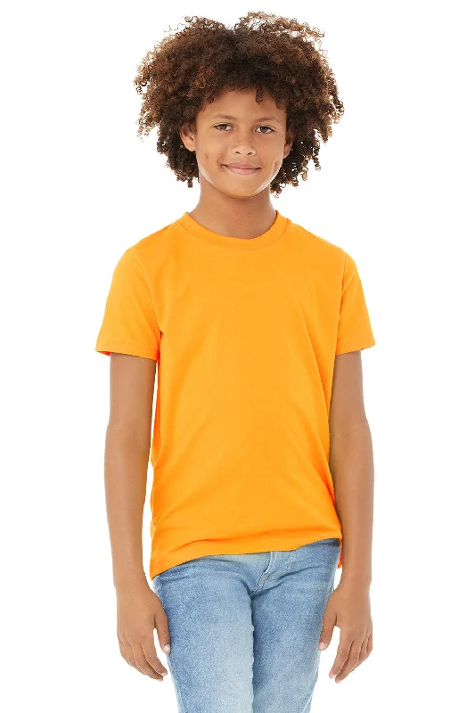 party orange T-shirts -Bella + Canvas Youth Jersey Short Sleeve Crewneck T-Shirt - Gold