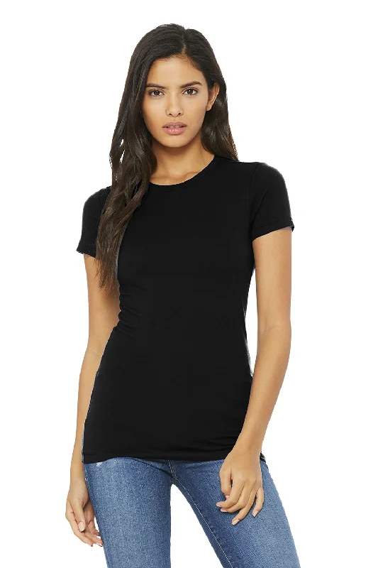 classic grey T-shirts -Bella + Canvas Womens The Favorite Short Sleeve Crewneck T-Shirt - Black