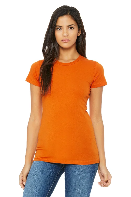 bright purple T-shirts -Bella + Canvas Womens The Favorite Short Sleeve Crewneck T-Shirt - Orange