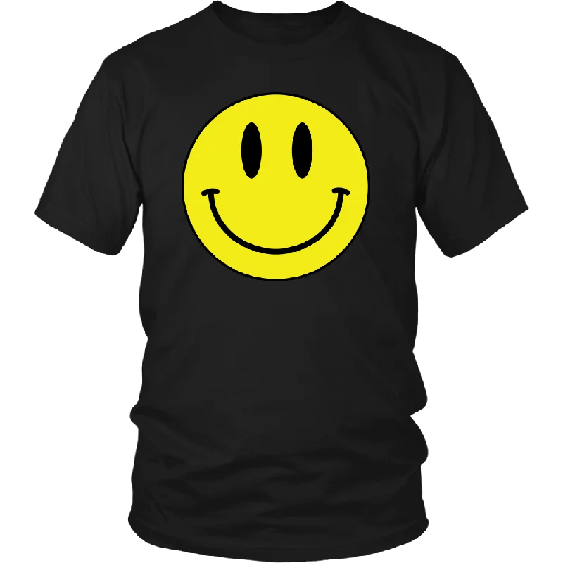 plus-size yellow T-shirts -BIG SMILEY FACE EMOJI Unisex T-Shirt