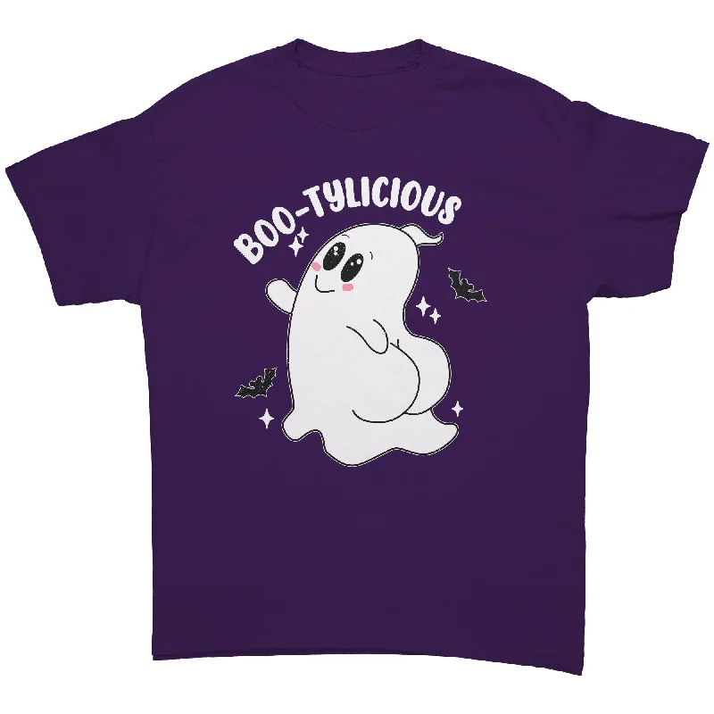 graphic blue T-shirts -BOO-TYLICIOUS Halloween Design Unisex T-Shirt