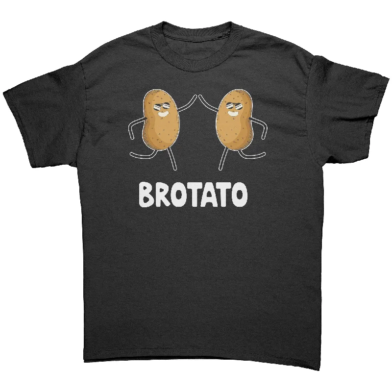 eco-friendly purple T-shirts -BROTATO Funny Unisex T-Shirt