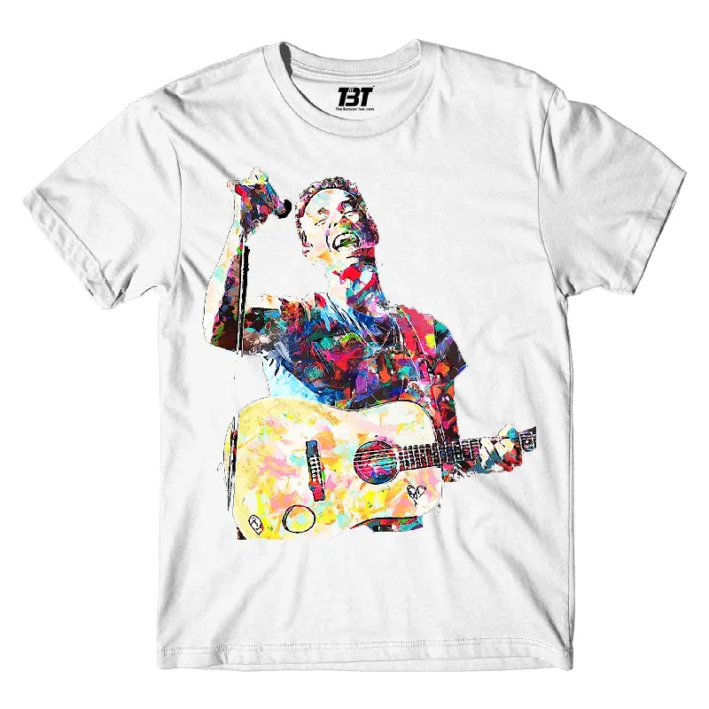 casual indigo T-shirts -Coldplay T shirt - Chris Fan Art