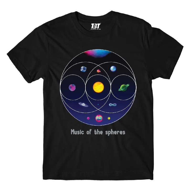 eco-friendly indigo T-shirts -Coldplay T shirt - Music Of The Spheres