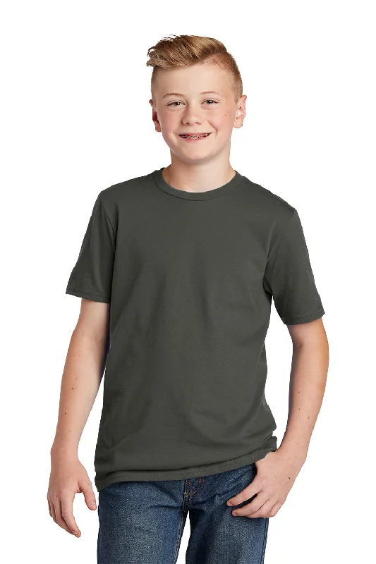 urban green T-shirts -District Youth Very Important Short Sleeve Crewneck T-Shirt - Deepest Grey