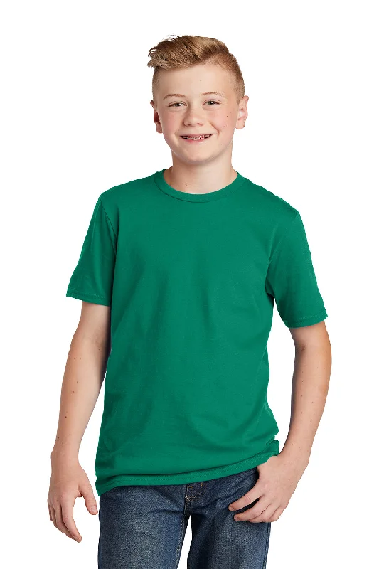 neon teal T-shirts -District Youth Very Important Short Sleeve Crewneck T-Shirt - Jewel Green